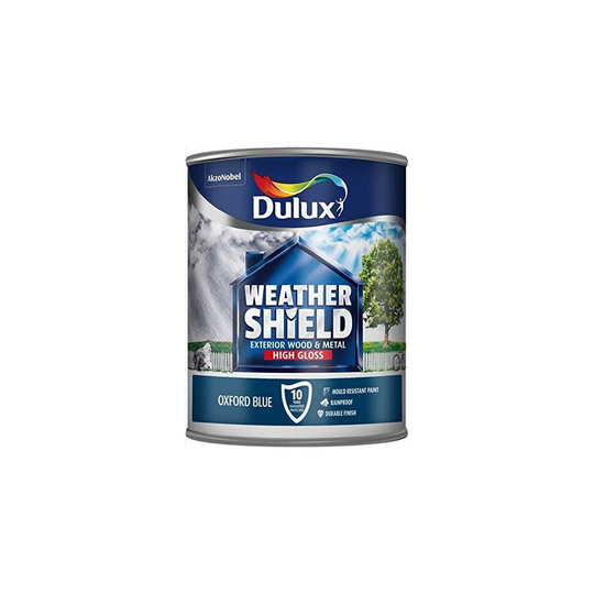 Dulux Weathershield Exterior Gloss 750ml Oxford Blue
