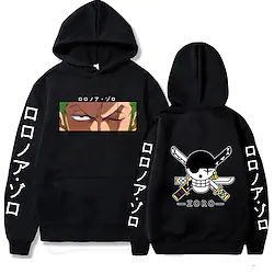 Inspired by One Piece Roronoa Zoro Hoodie Anime Cartoon Anime Front Pocket Graphic Hoodie For Men's Women's Unisex Adults' Hot Stamping 100% Polyester Lightinthebox