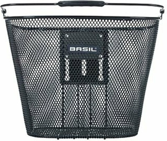 Basil Bremen BE Basket Black Front