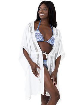 Dorina Cetara Beach Cover Up - White
