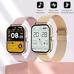 GT20 Smart Watch 1.69 inch Smartwatch Fitness Running Watch Bluetooth Pedometer Sleep Tracker Heart Rate Monitor Compatible with Women Men Message Reminder Step Tracker Custom Watch Face IP 67 40mm Lightinthebox