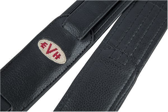 EVH 022-0660-007 Leather guitar strap Black