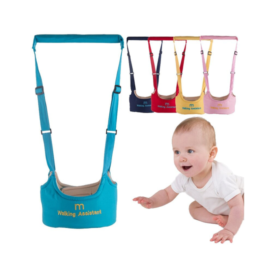 Baby Infant Toddler Harness Walk Learning Assistant Walker Jumper Strap Belt Safety Reins Harness Handheld Baby Walker Helper