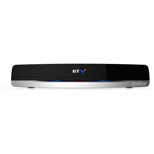 BT Youview+ Set Top Box with Twin HD Freeview and 7 Day Catch Up TV, No Subscription