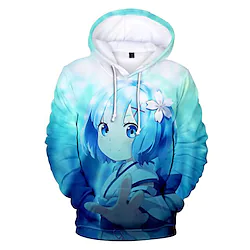 Inspired by Fate / Zero Cosplay Cartoon Manga Back To School 3D Harajuku Graphic Kawaii Hoodie For Men's Women's Adults' 3D Print 100% Polyester Lightinthebox