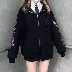 Spicy Girls Punk Gothic Y2K Year 2000 Masquerade Hoodie Women's Japanese Cosplay Costumes Black Lightinthebox