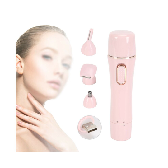 4 In1 Finishing Touch Flawless Facial Hair Removal Bikini Leg Body Epilator