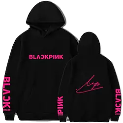Inspired by KPOP Black Pink Hoodie Cartoon Manga Anime Harajuku Graphic Kawaii Hoodie For Unisex Couple's Adults' Hot Stamping 100% Polyester Lightinthebox