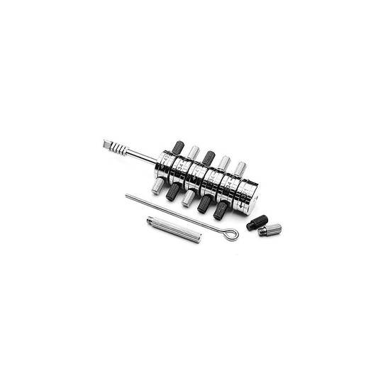 Lokko Ford Tibbe Lock Pick and Decoder and Leather Case - Premium Ford Master Key for Transit Van Doors etc.