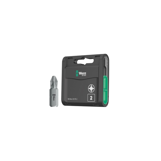 Wera WER057760 Bit-Box 20 H Extra Hard Bits PZ2 x 25mm 20 Piece