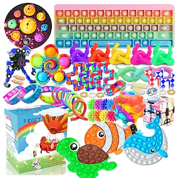 2023Hot Fidget Toy Advent Calendar Decompression Countdown 24 Days Christmas Gift Box Set Children's Novelty Toys Christmas Gift Lightinthebox