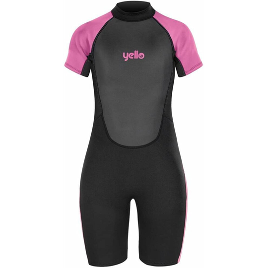 Yello Kids Short Basking Wetsuit - Pink L 34"