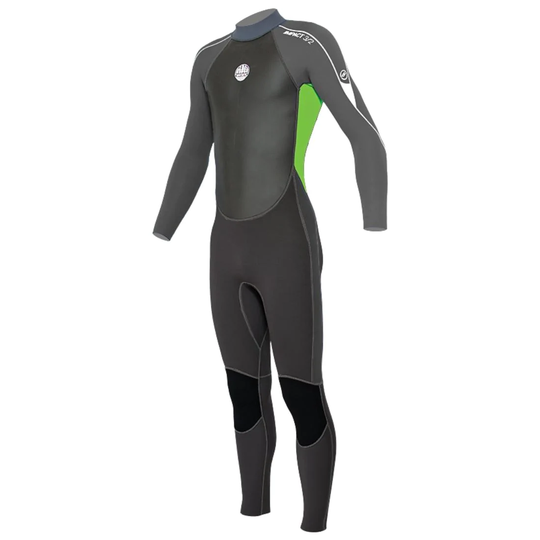 Alder Impact Junior 3/2mm Youth Kids Full Wetsuit 2022 - Green
