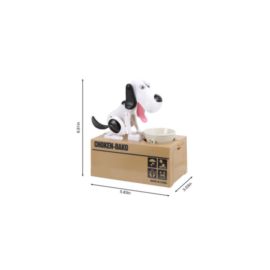 Choken Bako Coin Eating Dog Piggy Bank Hot Kids Gift Saving Money Box