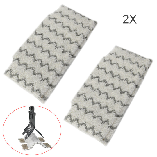 2 Pack Pads Replacement Shark S6001UK S6003UK S3973 Steam Mop Pads
