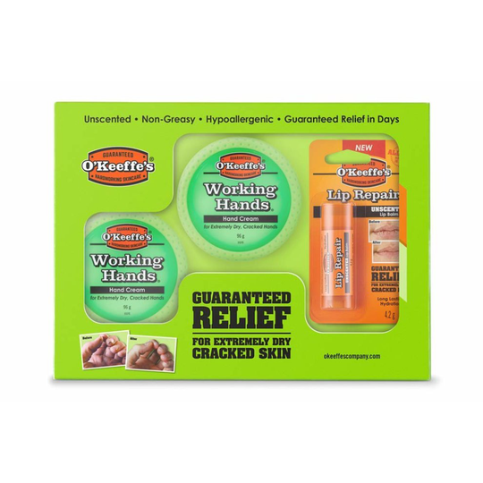 O'Keeffe's Working Hands & Lip Repair Gift Pack