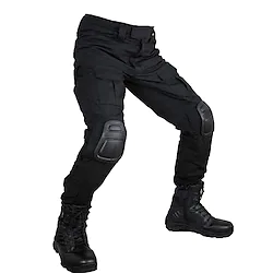 Men's Camouflage Hunting Pants Tactical Pants with Knee Pads Ripstop Windproof Multi-Pockets Breathable Winter Autumn Camo Cotton Bottoms for Hunting Military Training Jungle Python Desert Python CP Lightinthebox