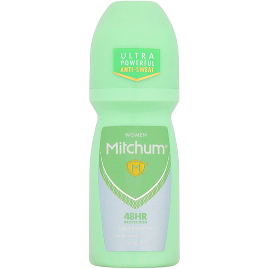 Mitchum Roll On Unperfumed Anti-Perspirant, Ultra Powerful Sweat and Odour Control - 100 ml