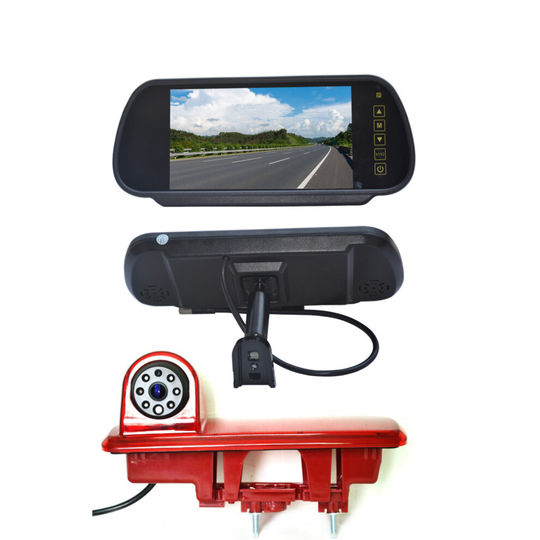7 Inch Replacement Rear View Screen & Reverse Camera for Renault Trafic Vauxhall Opel Vivaro Nissan NV300 Fiat Talent