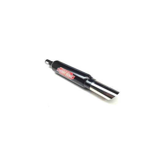 Cherry Bomb Universal Performance Exhaust Back Box Slash Cut Black Fits Ford