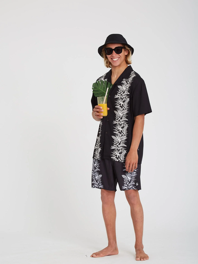 Men's Volcom Novelty Trunk 17" Boardshort - BLACK