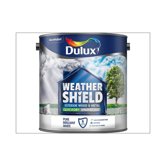 Dulux Weathershield Quick Dry Flex Undercoat White 2.5L