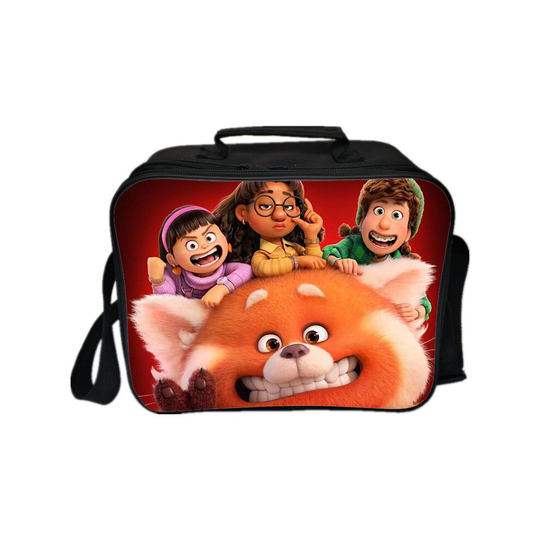 (08) Turning Red Lunch Bags Outdoor Thermal Insulated Lunch Box Bag