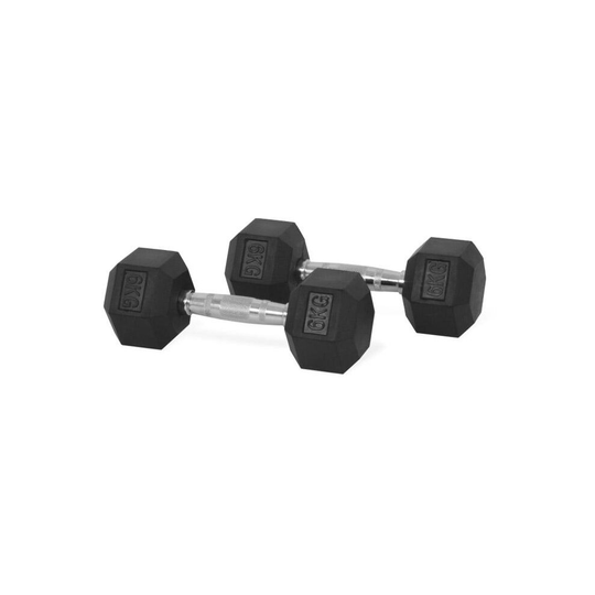 Diagor Hex Dumbbells - 2 x 7.5kg - Quality Anti-slip Grip