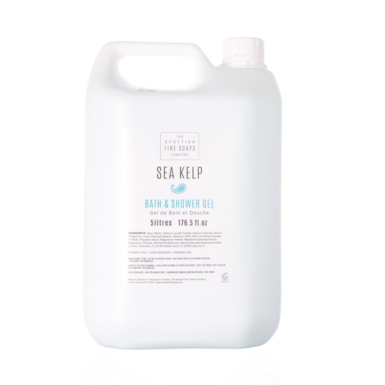 Scottish Fine Soaps Bulk 5L Commercial Sea Kelp Bath & Shower Gel Refill
