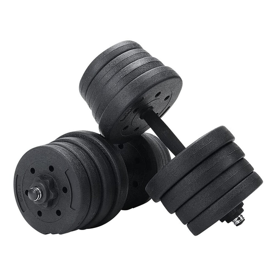 (30KG (15KG*2)) Dumbells Free Weight Dumbell Set Adjustable