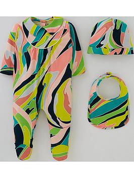 Emilio Pucci Baby Gift Set - Box - Multi, Multi, Size 3 Months