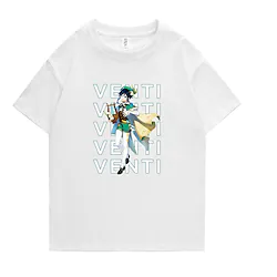 Inspired by Genshin Impact Venti T-shirt Cartoon Manga Anime Harajuku Graphic Kawaii T-shirt For Men's Women's Unisex Adults' Hot Stamping 100% Polyester Lightinthebox