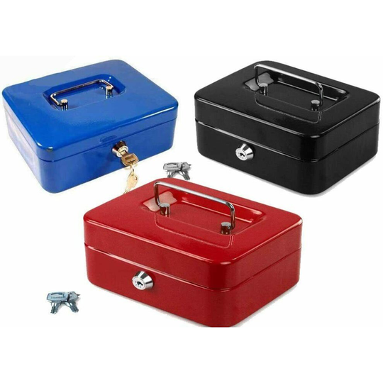 (12 inch) Petty Cash Money Box Lockable
