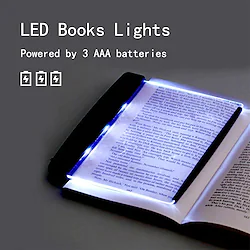 LED Book Light Reading Night Light Eyes Protective Lamps Flat Plate Portable Led Desk Lamp for Home Indoor Kids Desk Lamp Lightinthebox