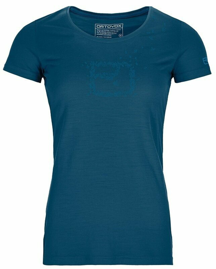 Ortovox 150 Cool Leaves T-Shirt W Petrol Blue XL