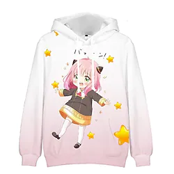 Inspired by Spy x Family Spy Family Anya Forger Hoodie Print Graphic Hoodie For Women's Adults' 3D Print 100% Polyester Casual Daily Lightinthebox