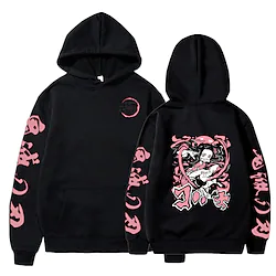 Inspired by Demon Slayer Kamado Nezuko Hoodie Cartoon Manga Anime Front Pocket Graphic Hoodie For Men's Women's Unisex Adults' Hot Stamping 100% Polyester Casual Daily Lightinthebox