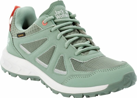 Jack Wolfskin Womens Outdoor Shoes Woodland 2 Texapore Low W Light Green/White 39,5