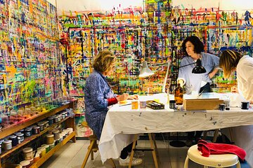 Private Painting and Ceramics Lesson with Aperitif in Milan