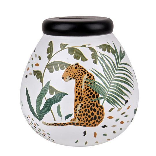 Pot of Dreams Ceramic Smash Money Box Safari Big Cats Design