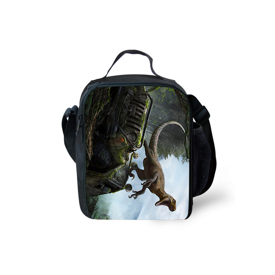 (Pattern 03) Jurassic World Lunch Bags Thermal Insulated Box