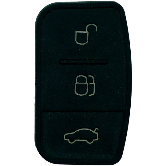 Fits Ford Mondeo Focus C Max Fiesta 3 Button Key Rubber button repair