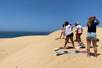 Sandboarding ( Sand Surfing ) in Agadir