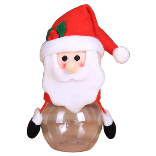 (Santa Claus, 20PCS) Christmas Candy Jar Storage Bottle Santa Bag Xmas Sweet Box Kids Gift Pack