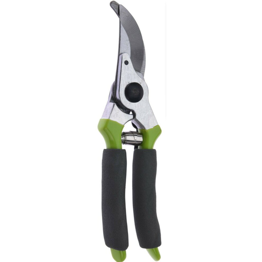 Heavy Duty Secateurs 20cm Comfy Grip Handle, Spring Loaded Blade Pruning Shears