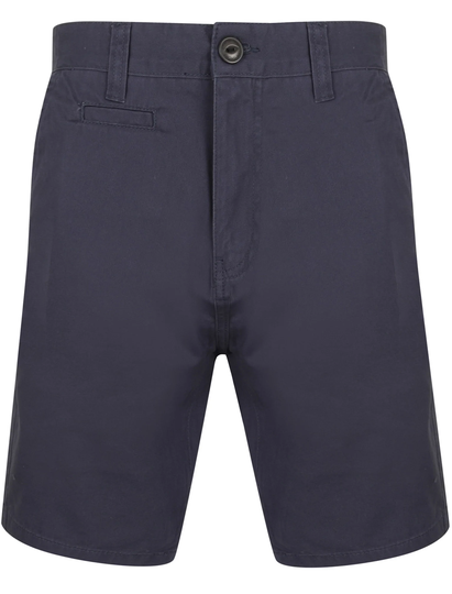 Shorts Billy's Bay Cotton Twill Chino Shorts with Peach Finish In Mood Indigo - South Shore / S - Tokyo Laundry
