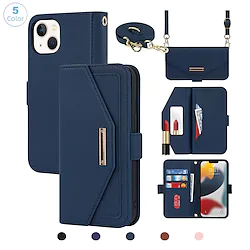 Phone Case For Apple Wallet Card Magnetic Full Body Protective Dustproof Solid Colored PU Leather Lightinthebox
