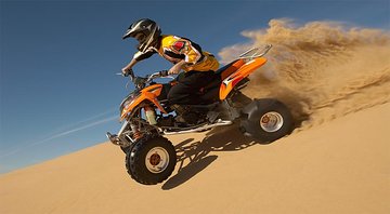 30 Mins Quad Bike, Desert Safari with BBQ Dinner and Camel Ride in Dubai