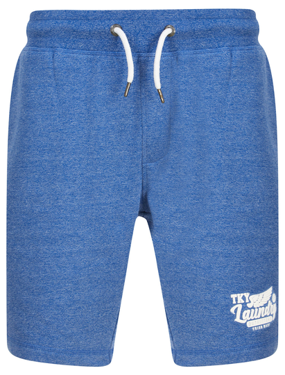 Jogger Shorts Fayle Brushback Fleece Jogger Shorts in Light Blue Grindle - Tokyo Laundry / S - Tokyo Laundry