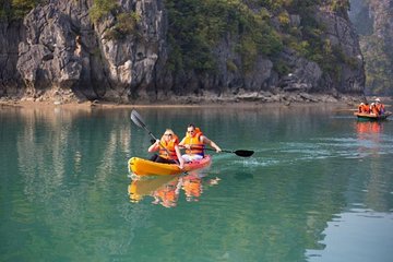 Explore Ha Long Bay full day Tour with Luxury Wonderbay cruise by new freeway